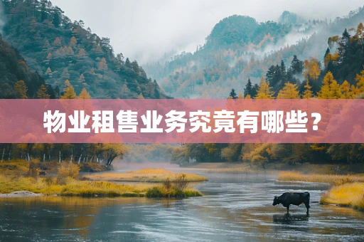 物业租售业务究竟有哪些？