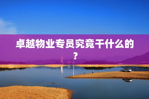 卓越物业专员究竟干什么的？