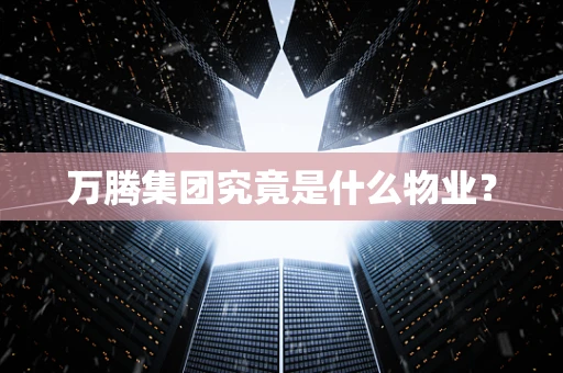万腾集团究竟是什么物业？