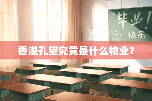 香溢孔望究竟是什么物业？