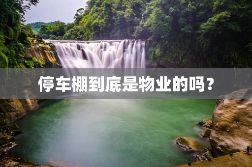 停车棚到底是物业的吗？