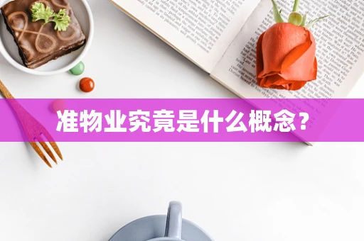 准物业究竟是什么概念？