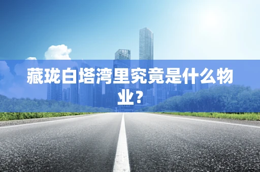 藏珑白塔湾里究竟是什么物业？