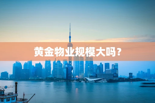 黄金物业规模大吗？