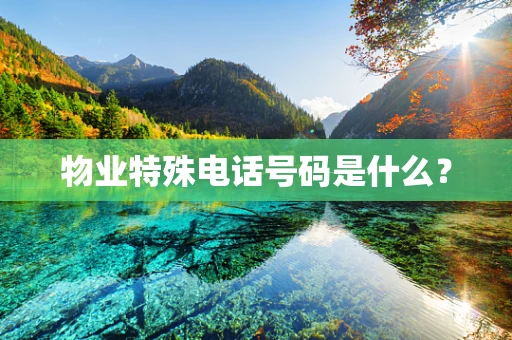物业特殊电话号码是什么？