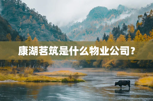 康湖茗筑是什么物业公司？