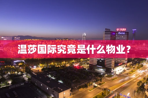 温莎国际究竟是什么物业？