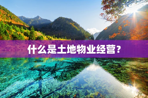 什么是土地物业经营？