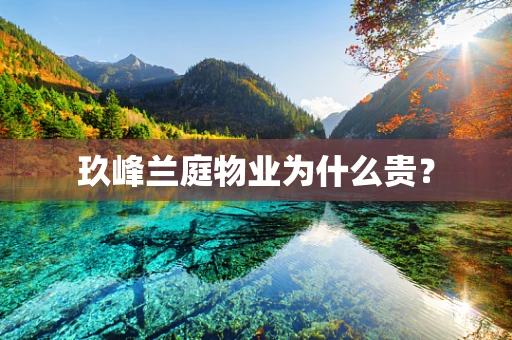 玖峰兰庭物业为什么贵？