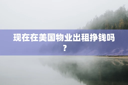 现在在美国物业出租挣钱吗？