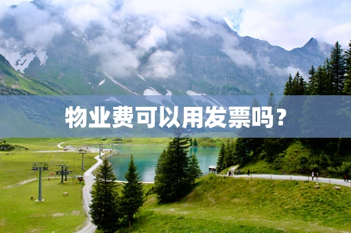 物业费可以用发票吗？