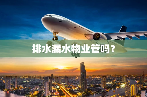 排水漏水物业管吗？