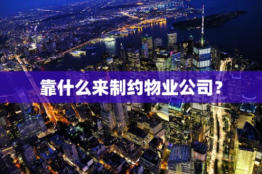 靠什么来制约物业公司？
