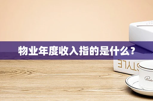 物业年度收入指的是什么？