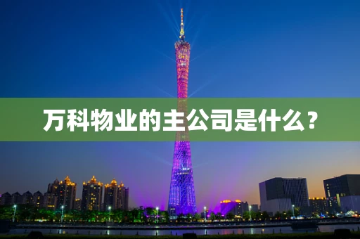 万科物业的主公司是什么？