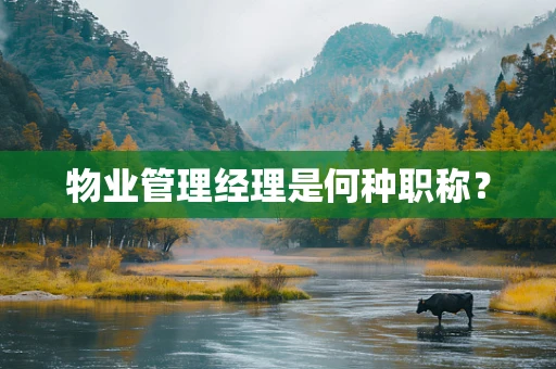 物业管理经理是何种职称？