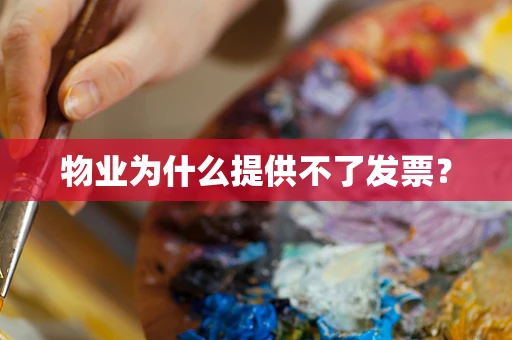 物业为什么提供不了发票？