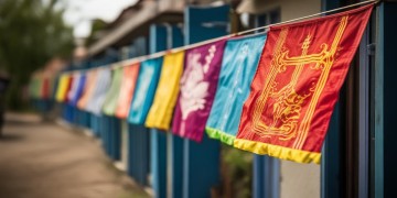 物业挂小彩旗合法吗？