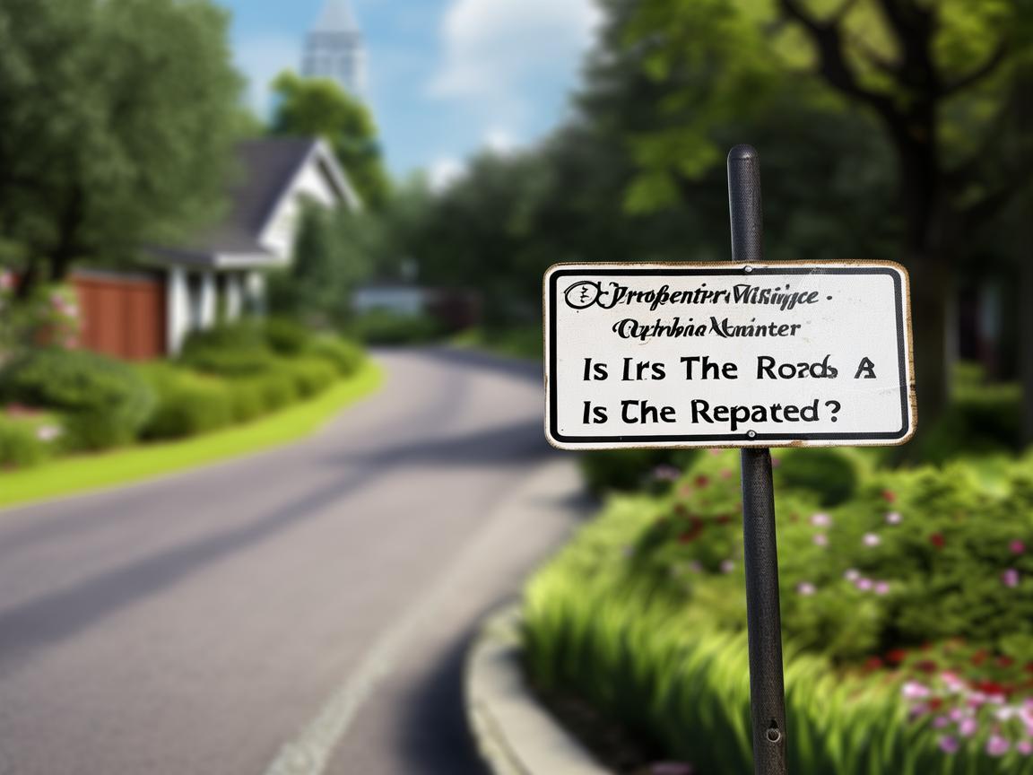 物业是否负责维修道路？