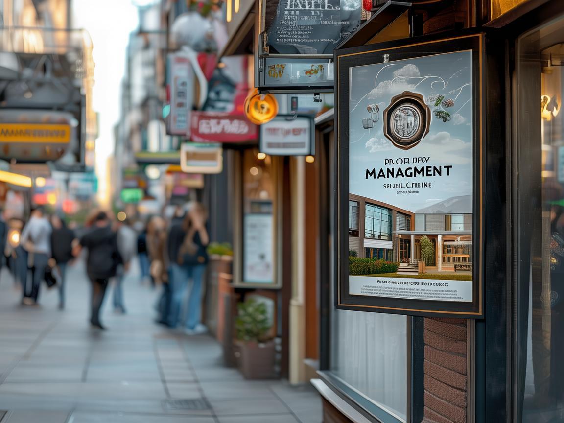 物业上门会携带广告吗？